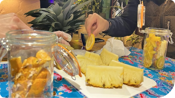 サングリア作成